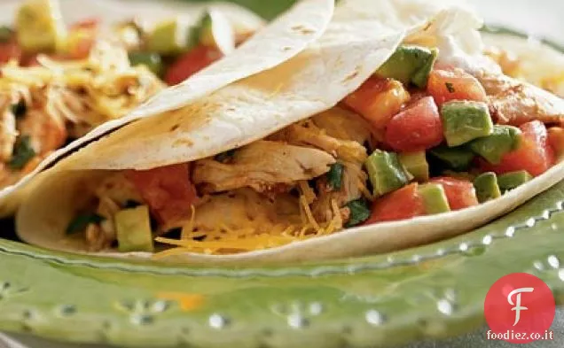Tacos di pollo morbido