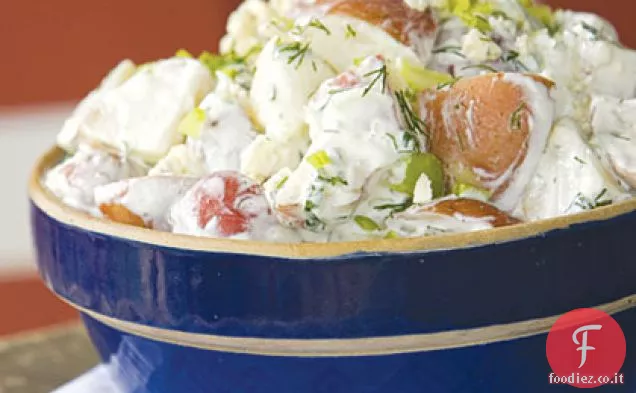 Insalata di patate al formaggio blu