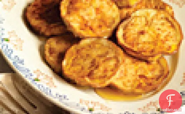 Frittelle di melanzane con Miele