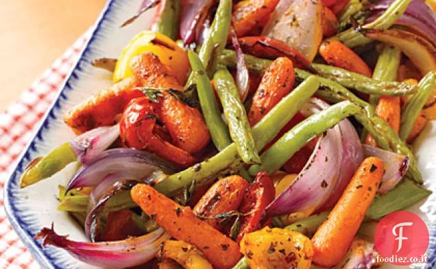 Medley vegetariano di primavera arrosto