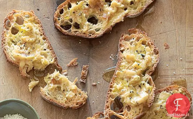 Toast di Aglio arrosto con Olio Nuovo