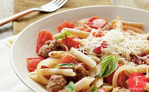 Pomodoro fresco, Salsiccia e Pecorino