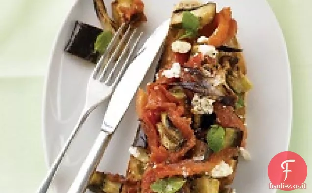 Bruschetta di melanzane e Menta