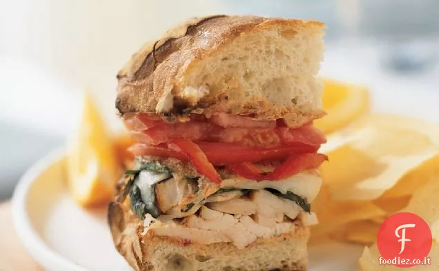 Panino al pollo alla mozzarella