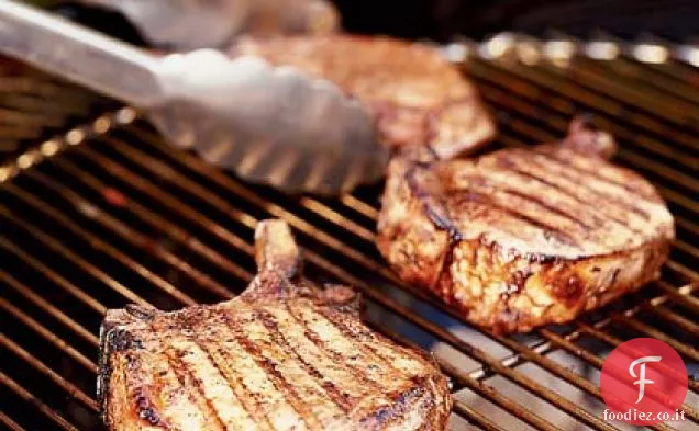 Carne marinata alla griglia