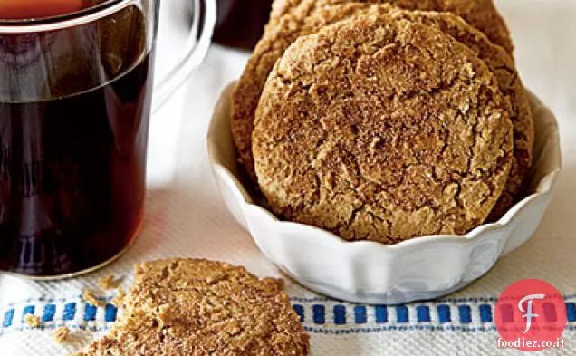 Snickerdoodles al burro di mandorle