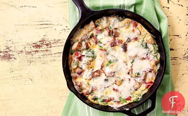 Frittata di pancetta e patate