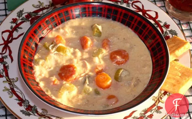 Zuppa di verdure al formaggio