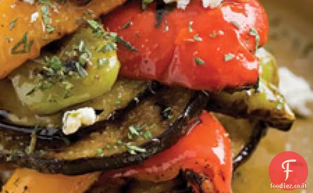 Melanzane e Peperoni con Feta