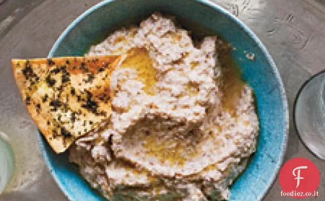 Arrostito-tuffo di melanzane con yogurt greco