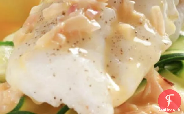 Merluzzo Blu al forno con salsa Beurre Blanc