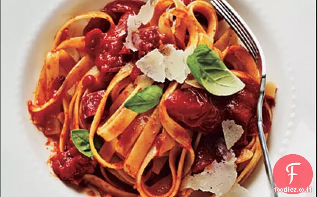 Pasta al pomodoro a lenta tostatura