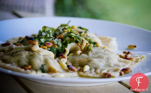 Ravioli di verdure estive