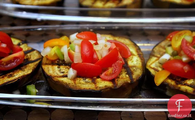 Melanzane alla griglia con Salsa di Caponata