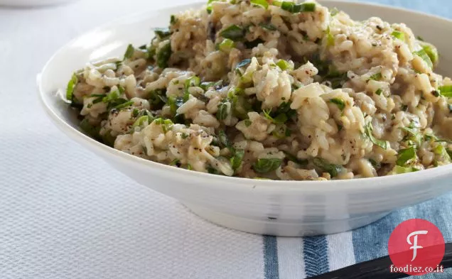 Risotto alle melanzane alla griglia