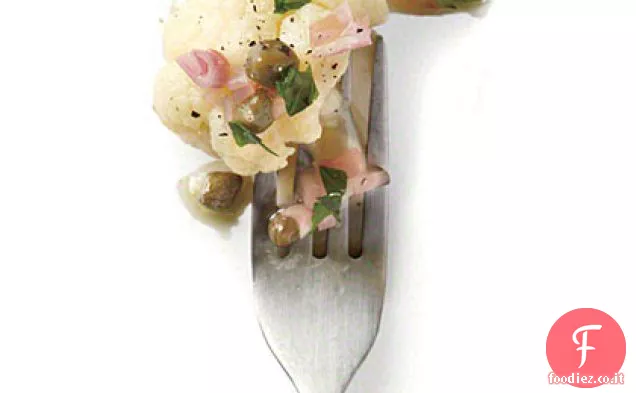 Cavolfiore con Vinaigrette al limone e Cappero
