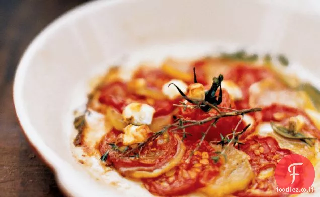 Cimelio di pomodoro e melanzane Gratin