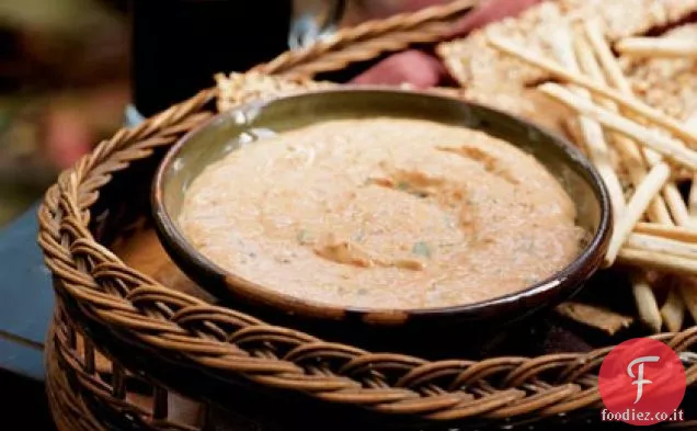 Salsa di pepe rosso-formaggio