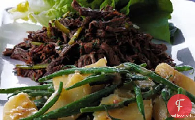 Insalata di manzo con patate e Cornichons