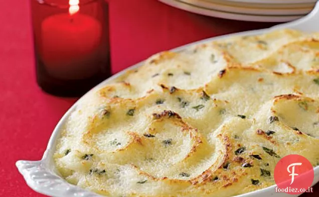 Gratin di purè di patate all'aglio