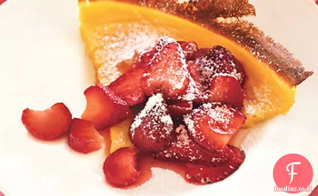 Pancake soffiato con fragole