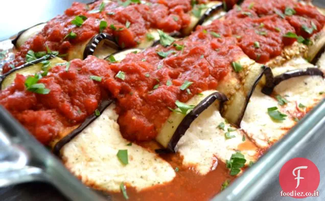 Involtini di Prosciutto di melanzane