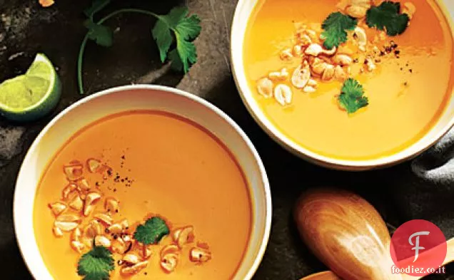 Zuppa di butternut tailandese