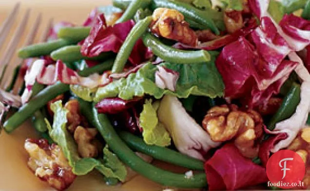 Insalata di Radicchio e Fagiolo Bianco con Noci Candite