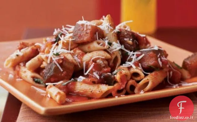Penne di Riso integrale con Melanzane