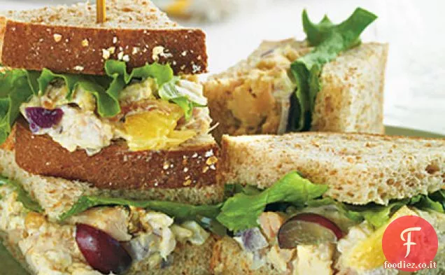 Panini con insalata di pollo al curry