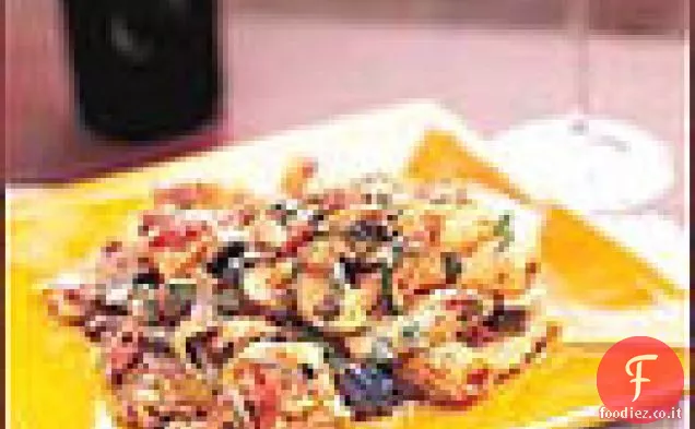 Rigatoni al Forno con Zucchine e Melanzane