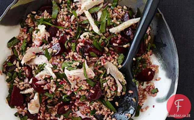 Insalata di Farro con Trota Affumicata