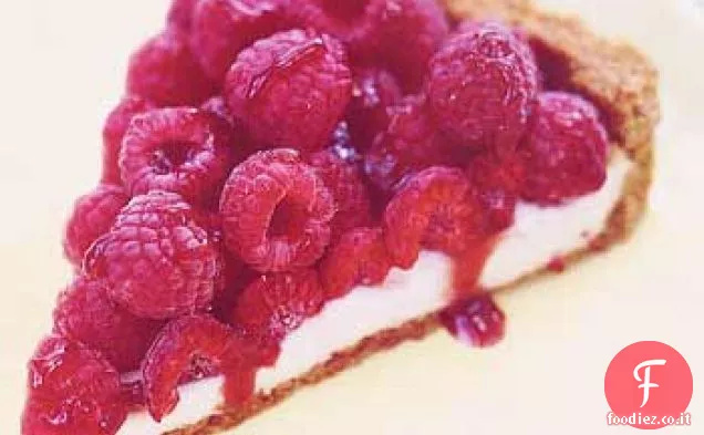 Crostata di panna acida al lampone