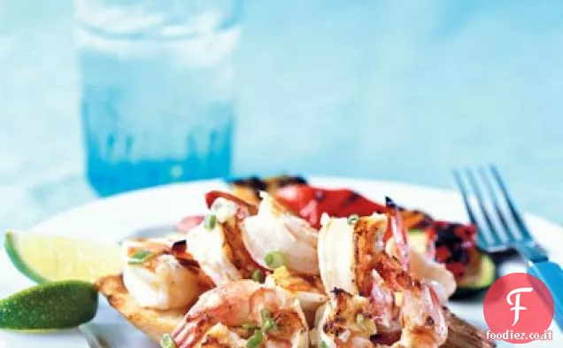 Scampi alla griglia al Lime