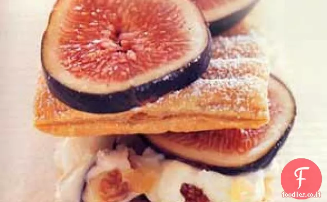 Fichi e Gingered Mascarpone Napoleone