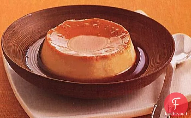 Flan di baccello di vaniglia