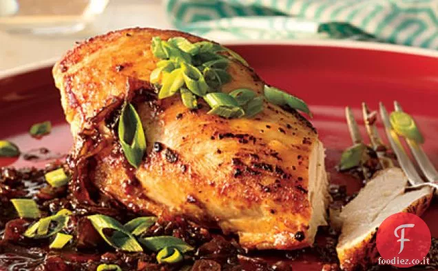 Petti di Pollo balsamico e scalogno