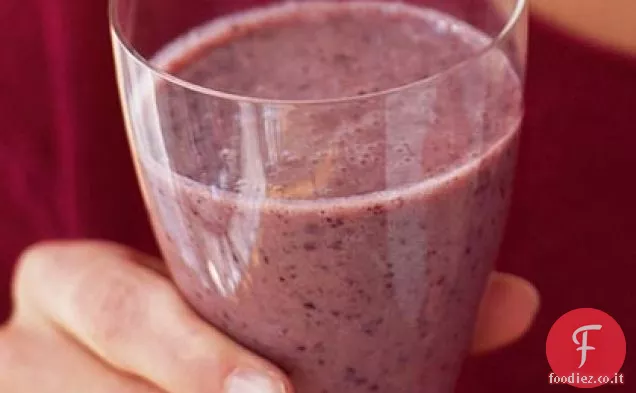 Frullato di banana e bacche