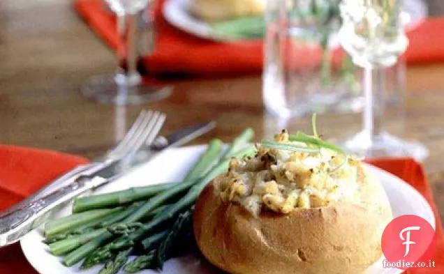Bocce di Granchio alla diavola con Beurre Blanc