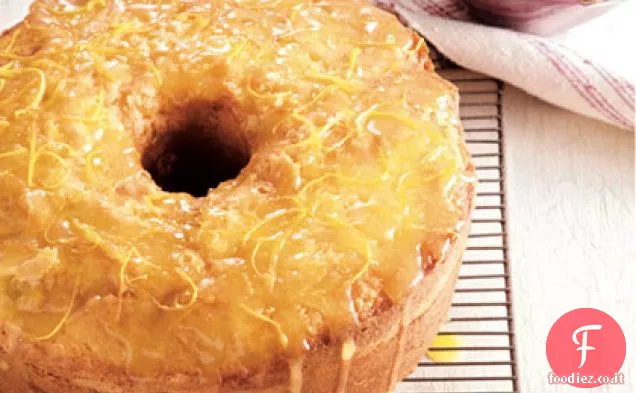 Torta di libbra di cagliata di limone