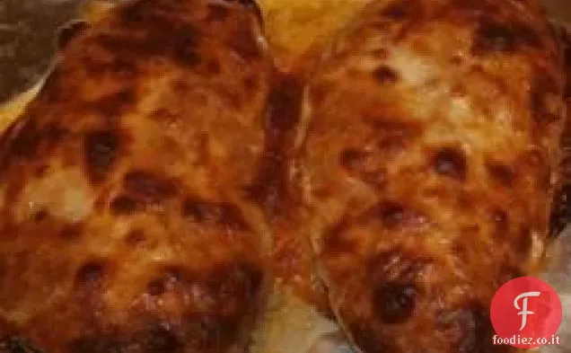Melanzane ripiene di salsiccia
