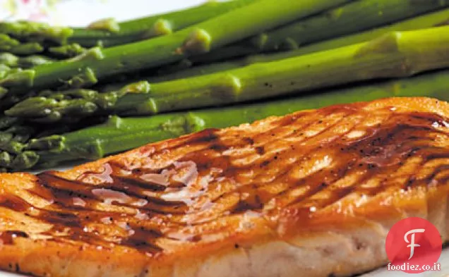 Salmone con Salsa Balsamica