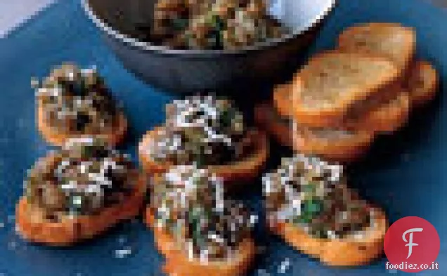 Bruschette di melanzane