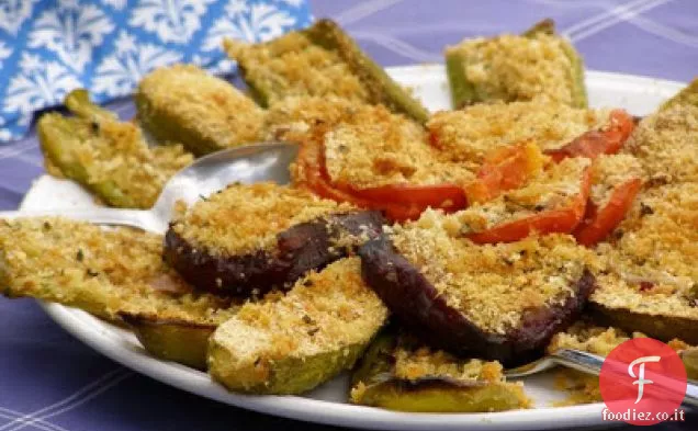 Verdure al forno con pangrattato