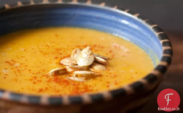 Thai-speziato zuppa di zucca ricetta
