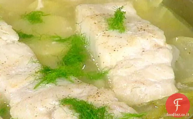 Merluzzo con Finocchio e Cipolla