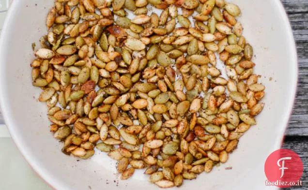 Pepitas piccante padella-gettato