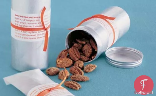 Noci Pecan speziate dolci e calde