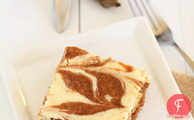 Torta di zucca con crema di formaggio Swirl