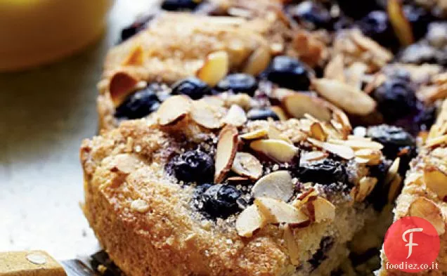 Torta al caffè al mirtillo
